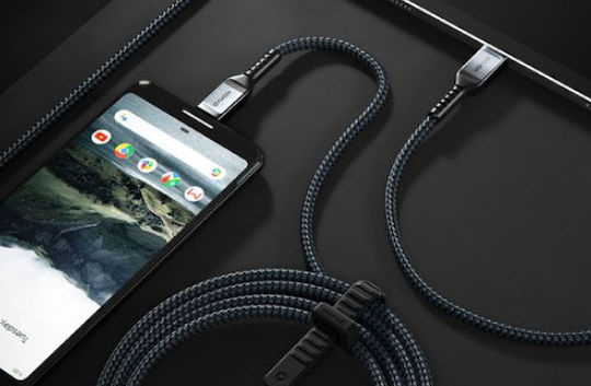 Nomad Kevlar Braided USB 2.0 Cable USB-C Male - USB-C PD Black 1.5m NM01914000