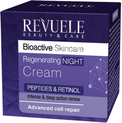 Revuele Bioactive Пептиден Нощен Крем За Лице За Против Стареене И Стягане На Кожата С Ретинол И Пептиди 50ml