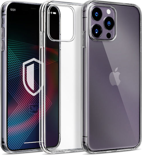3MK Clear Back Cover Σιλικόνης 1.2mm Διάφανο (iPhone 14 Pro)