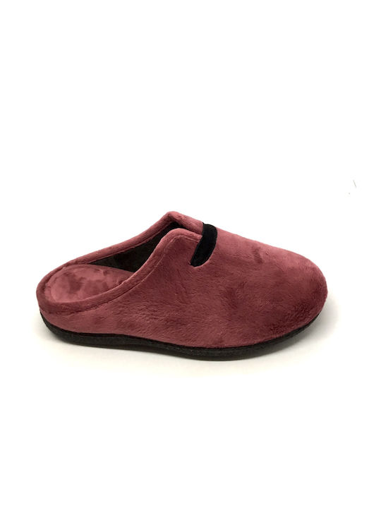 Dicas Winter Women's Slippers in Burgundy color