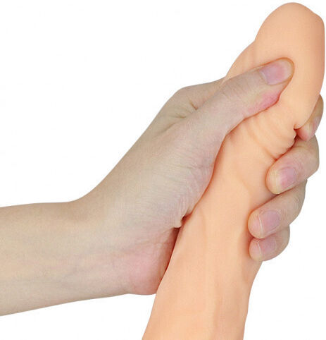 Realistic Vibrator Realistic Vibrator With Multiple Vibration Tensions 14cm Flesh