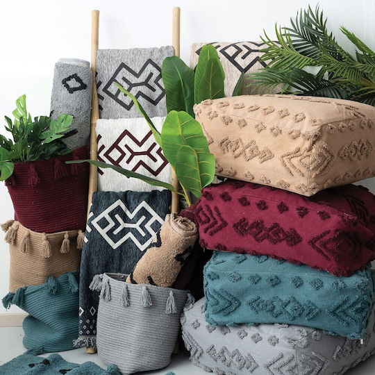 Palamaiki Fabian Decorative Basket Fabric Red 30x30x40cm