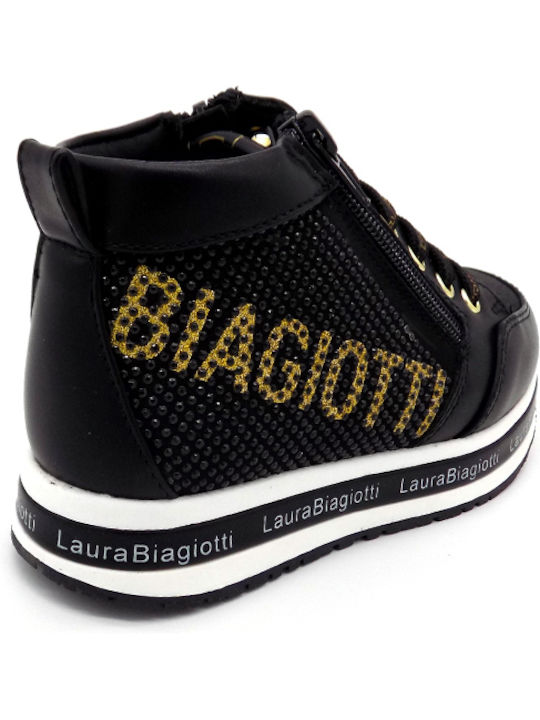 Παιδικά Sneakers High Μαύρα
