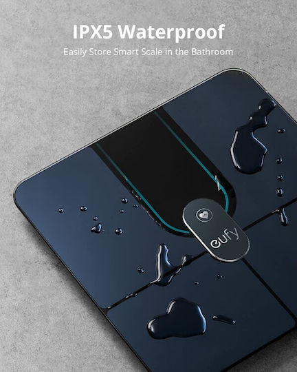 Eufy Smart Scale P2 Pro Smart Cantar Cu Analizator de Grăsime Corporală in culoare Negru