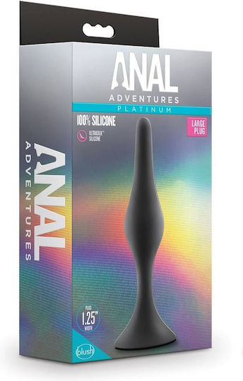 Blush Anal Adventures Platinum Beginner Πρωκτική Σφήνα Large Μαύρη