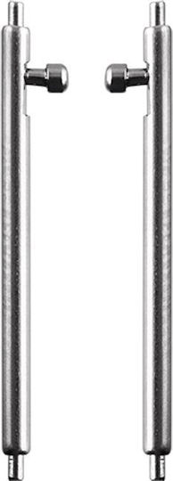 Volte-Tel Uhrenstift 2 Stück Silber ()