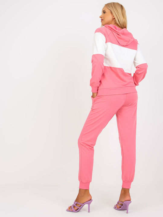 Fancy Damen-Sweatpants-Set Rosa