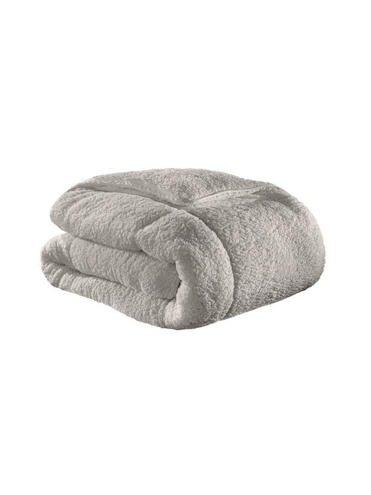 Guy Laroche Duvet Cover with Hollowfiber Filling Queen 220x240cm Mouton Natural 650 GSMGsm