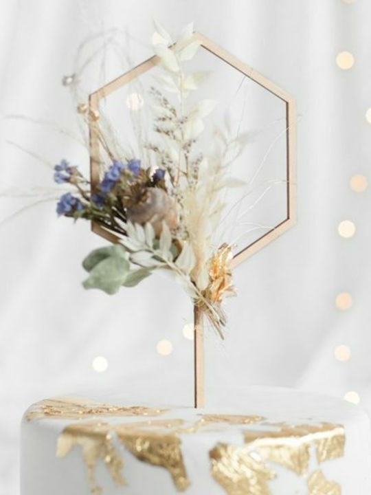 PartyDeco Wedding Cake Topper 24cm