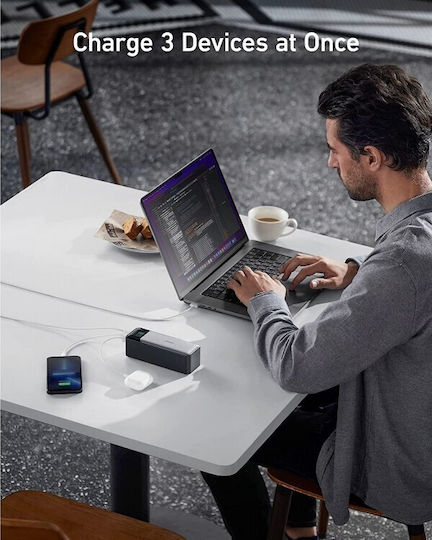 Anker 737 Powercore Prime 24000mAh 140W με Θύρα USB-A και 2 Θύρες USB-C Power Delivery Μαύρο