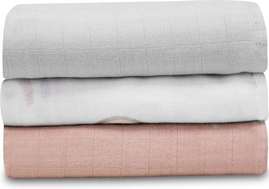 Lionelo Rainbow Swaddle Wraps Multicolour 70x70cm. 3pcs