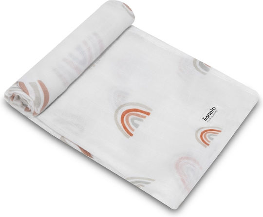 Lionelo Rainbow Swaddle Wraps Multicolour 70x70cm. 3pcs