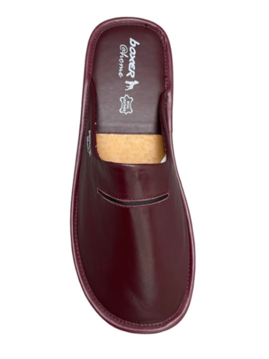 Papuci bărbați iarna Burgundy