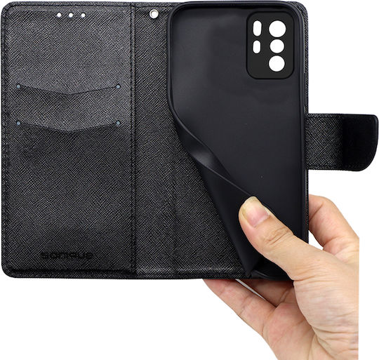 Sonique Trend Wallet Δερματίνης Μαύρο (Poco X3 GT)