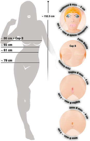 You2Toys Aufblasbare Liebespuppe Butt / Mund / Vagina