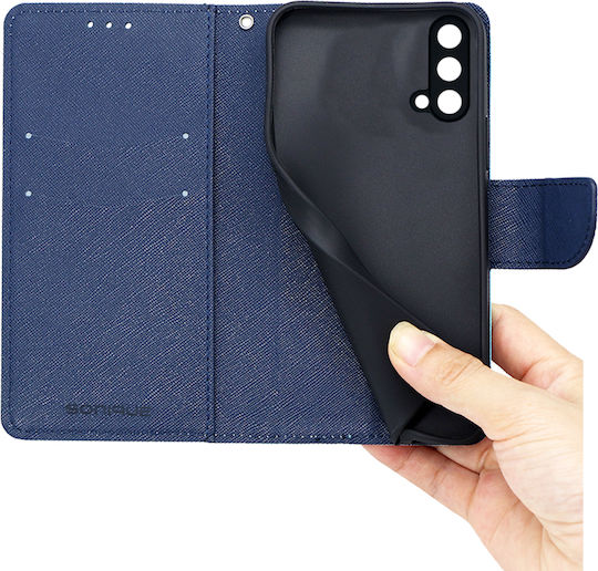 Sonique Trend Brieftasche Synthetisches Leder Ciel / Dark Blue (OnePlus Nord CE)