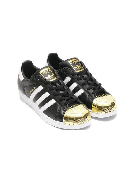 Adidas Superstar Γυναικεία Sneakers Core Black / Cloud White / Gold Metallic