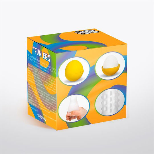 IntoYou Up & Go Grovy The Fun Egg Masturbator Yellow