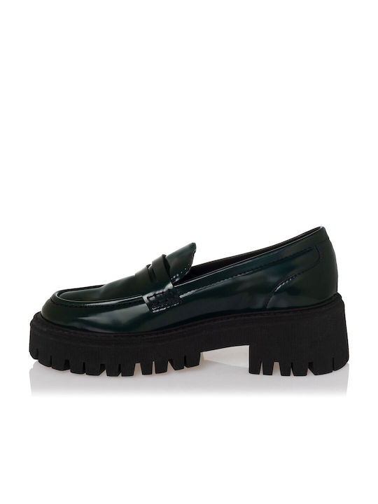 Sante Women's Moccasins in Green Color