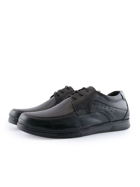 Gale Leder Herren Freizeitschuhe Schwarz