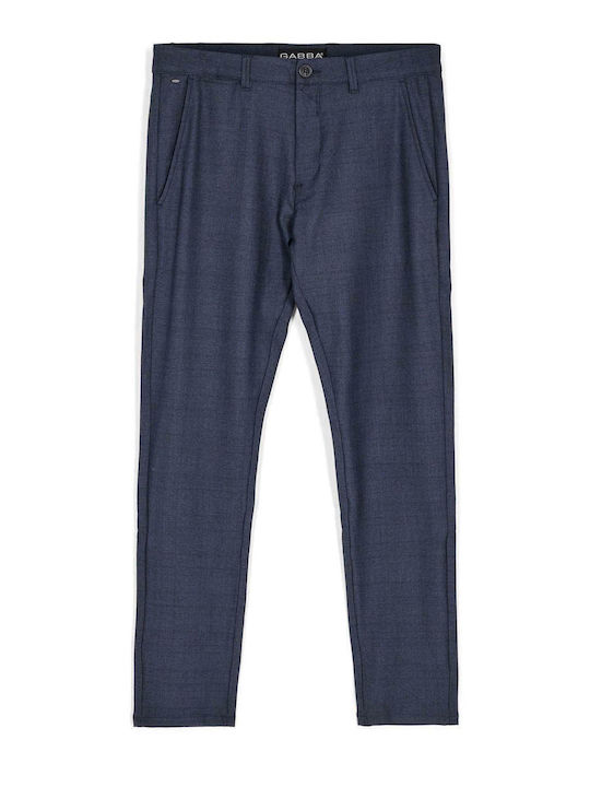 Paul Class Trousers Chino in Slim Fit Navy Blue