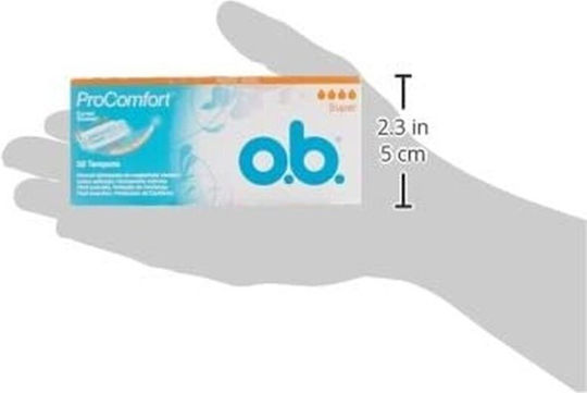 O.B. Tampoane ProComfort Dynamic Fit pentru Flux Abundent 32buc