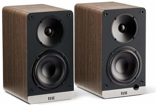 Elac DCB41 Αυτοενισχυόμενα Ηχεία με Bluetooth 50W (Ζεύγος) Καφέ