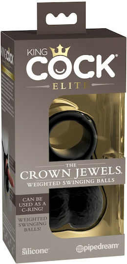 Pipedream King Cock Elite The Crown Jewels Weighted Swinging Balls