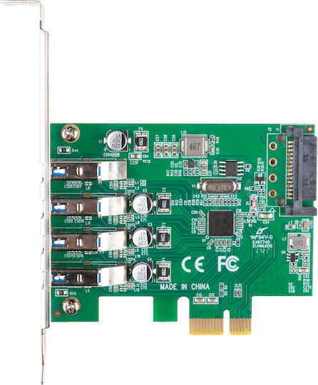 Lanberg Κάρτα PCIe σε 4 θύρες USB 3.2