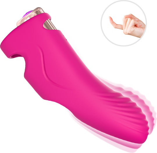 Boss Of Toys Aurora Vibrator Finger with Remote Control Finger Vibrator 11.8cm Pink