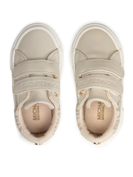 Kids Sneakers with Scratch Beige