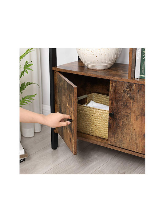 Bookcase Dark Brown 74x30x154.5cm