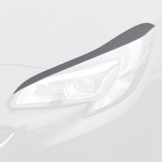 Front Headlights Eyebrows for Opel Corsa 2014-2019