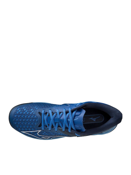 Mizuno Wave Exceed Tour 5 AC Men's Tennis Shoes for Hard Courts Blue