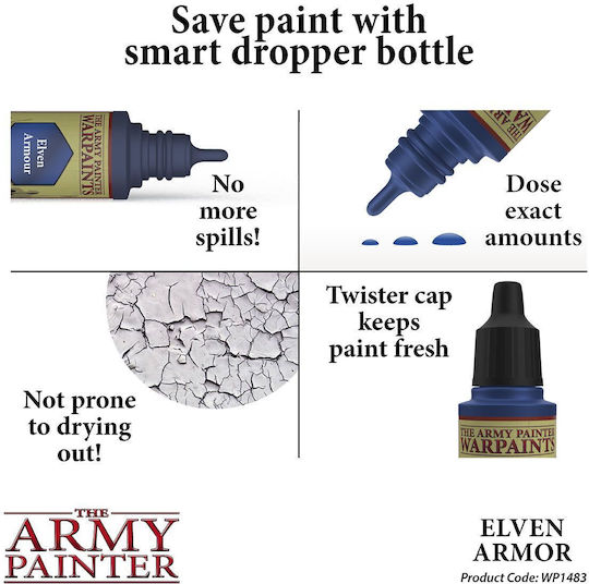 The Army Painter Metallics Modellbau Farbe Elven Armor 18ml WP1483