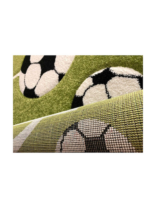 Koulis Carpets 6333Α Kids Rug Fotbal Verde 200x250cm Thickness 13mm