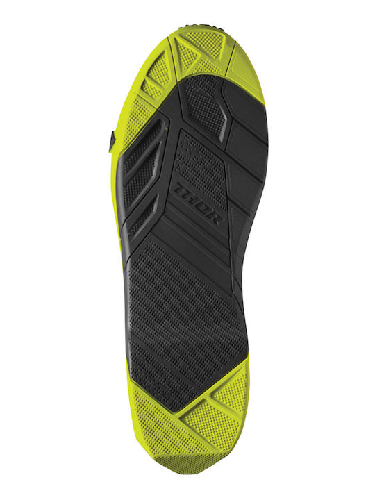 Thor Mx Radial Ανδρικές Μπότες Motocross Αδιάβροχες Grey Fluo
