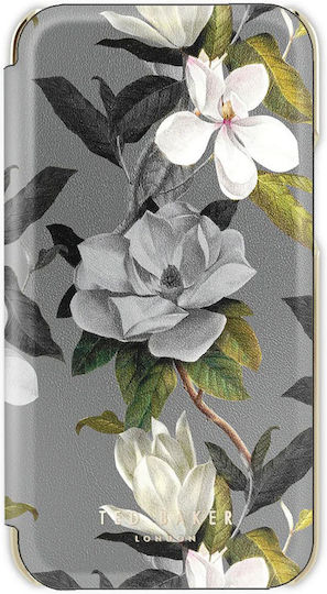 Ted Baker Book Δερματίνης Floral Grey (iPhone 14 Plus)