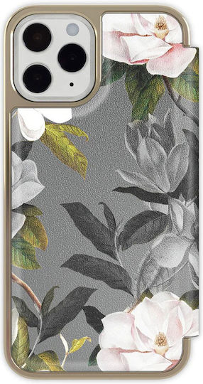 Ted Baker Book Piele artificială Floral Grey (iPhone 14 Pro)