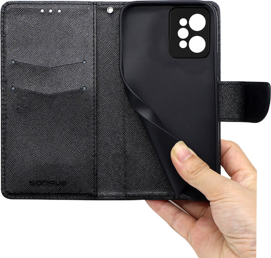 Sonique Trend Wallet Synthetic Leather Black (Realme C31)