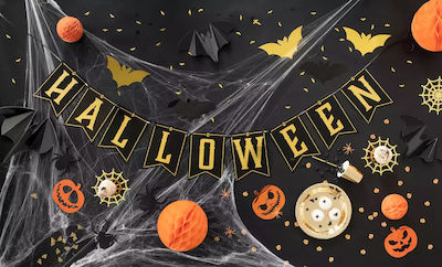 Banner Happy Halloween black 250cm