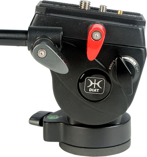 Photography & Video Monopod Made of Aluminum with Tripod Base with Hydraulic Head and 5kg Maximum Load