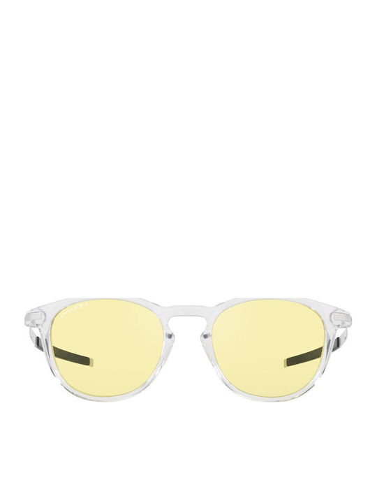 Oakley Pitchman R Γυαλιά Ηλίου Διάφανο με Κοκκάλινο Σκελετό