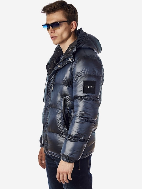 Winter Jacket Puffer Navy Blue