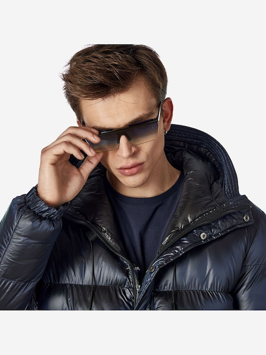 Winter Jacket Puffer Navy Blue