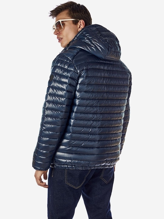 Winter Jacke Puffer Marineblau
