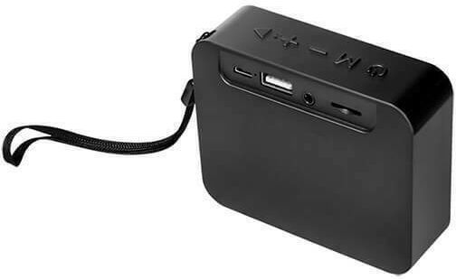 LogiLink Compact Bluetooth-Lautsprecher mit Radio und Akkulaufzeit bis zu 2.5 Stunden Schwarz