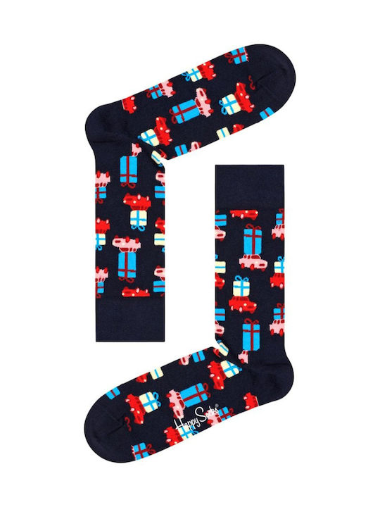 Happy Socks Ανδρικές Χριστουγεννιάτικες Κάλτσες Πολύχρωμες 3Pack