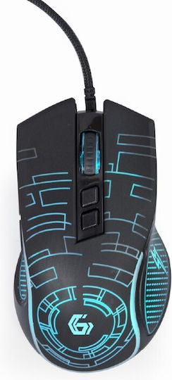 Gembird MUSG-RGB-01 Gaming Mouse 3600 DPI Negru