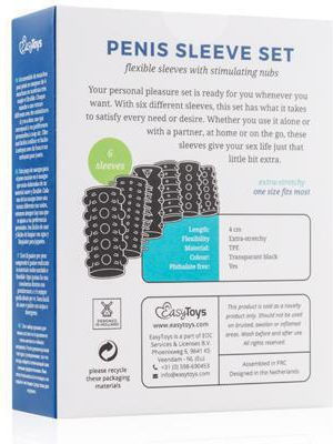 Easytoys Penis-Verlängerungen Sleeve Set Easytoys Pro Extension Penis Transparent 4cm